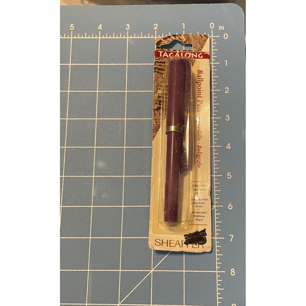 Refillable Unopened Purple Sheaffer Tagalong Ballpoint Pen Black Ink READ